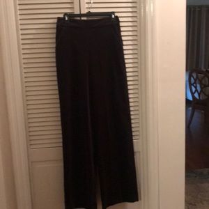 Frame, wide leg velvet pants